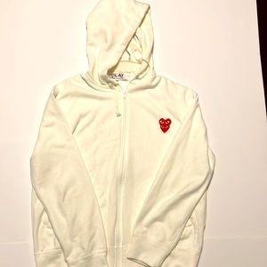 COMME des GARÇONS PLAY light weight hoodie